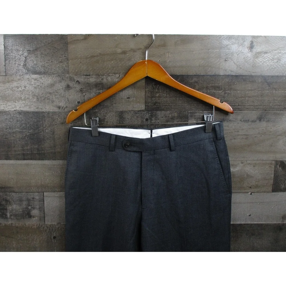 Suitsupply Brescia Pants Mens 32 Wool S130 Flat Front Dress Trousers Classic